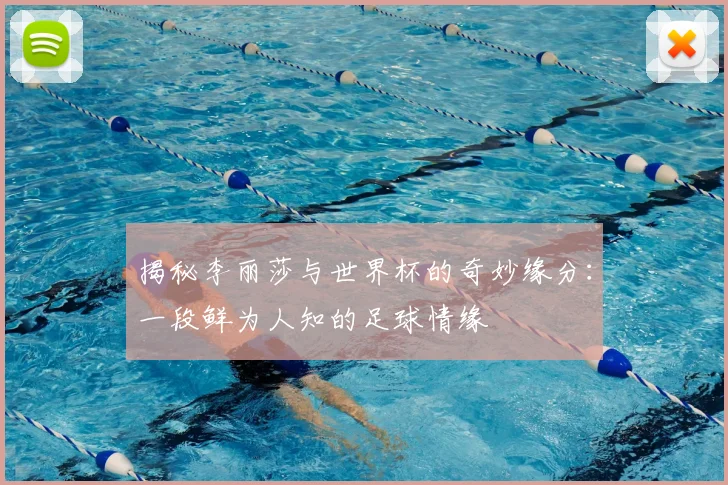 揭秘李丽莎与世界杯的奇妙缘分：一段鲜为人知的足球情缘
